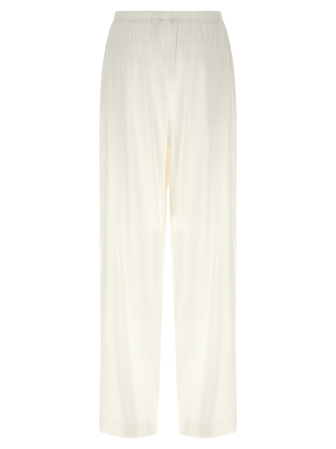 White Linen Casual Pants