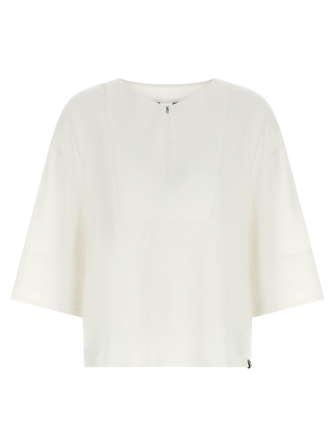 White Linen Blouse