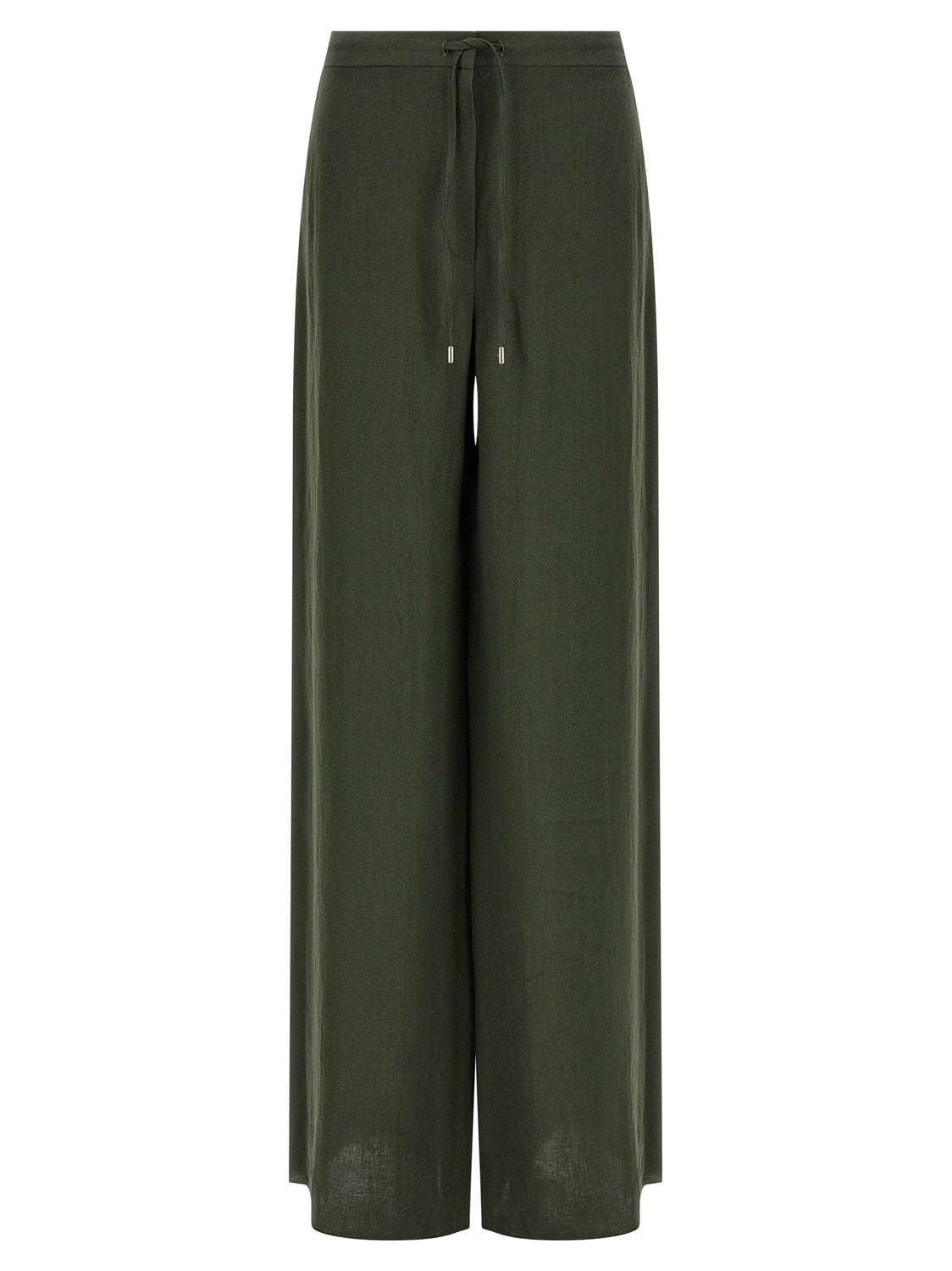 Bicolor Linen Casual Pants