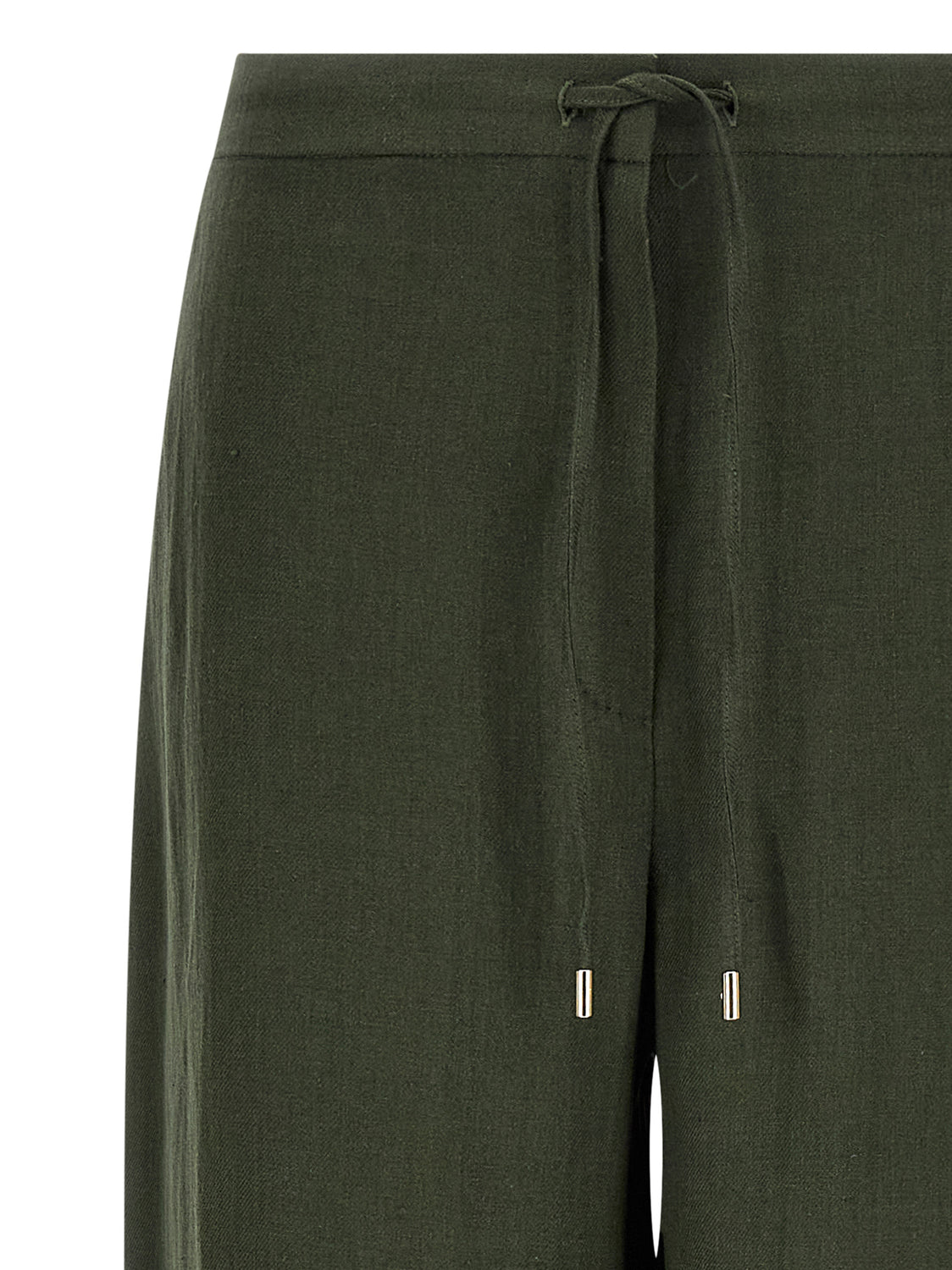 Bicolor Linen Casual Pants