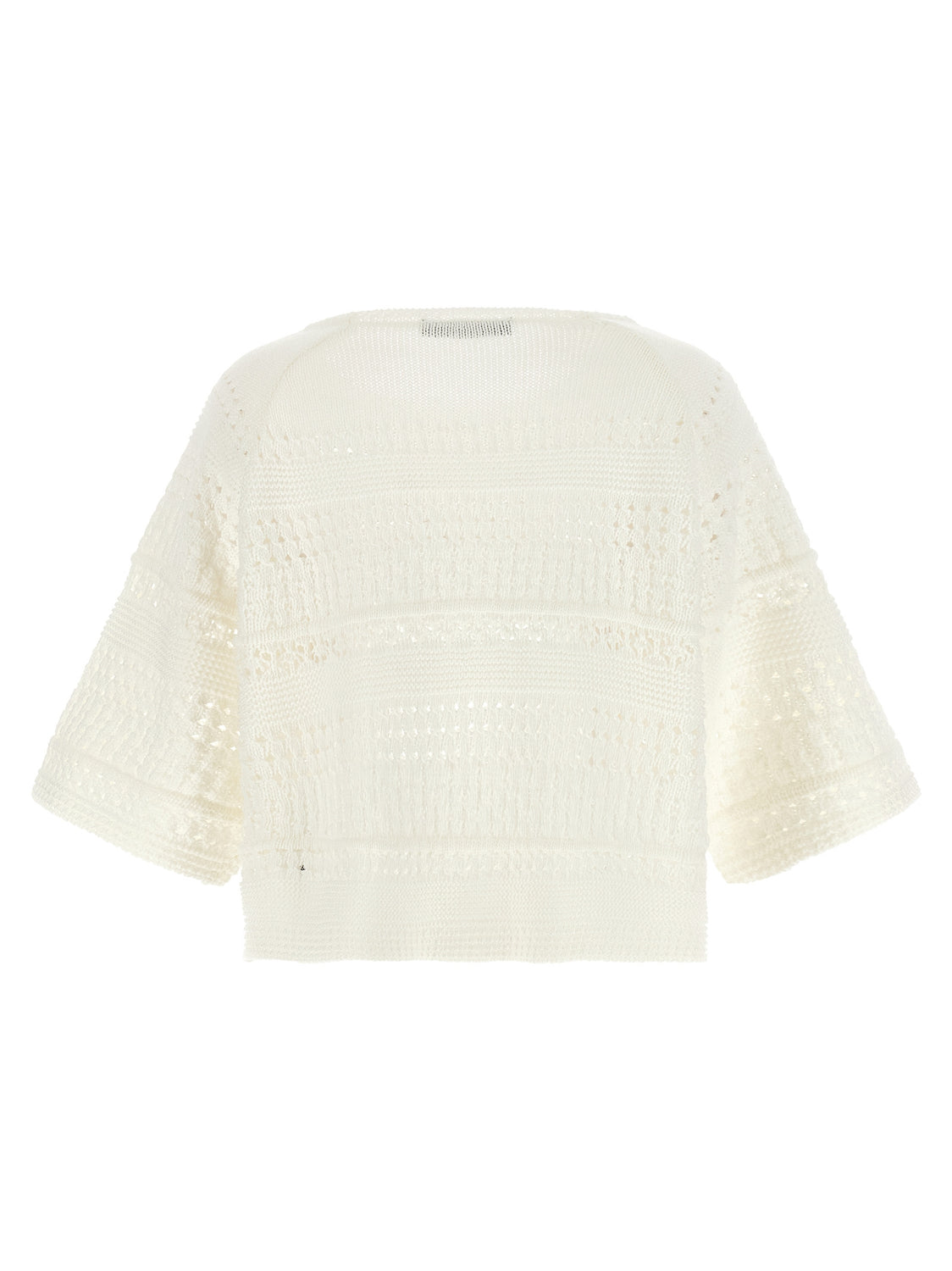 White Cotton Cardigan