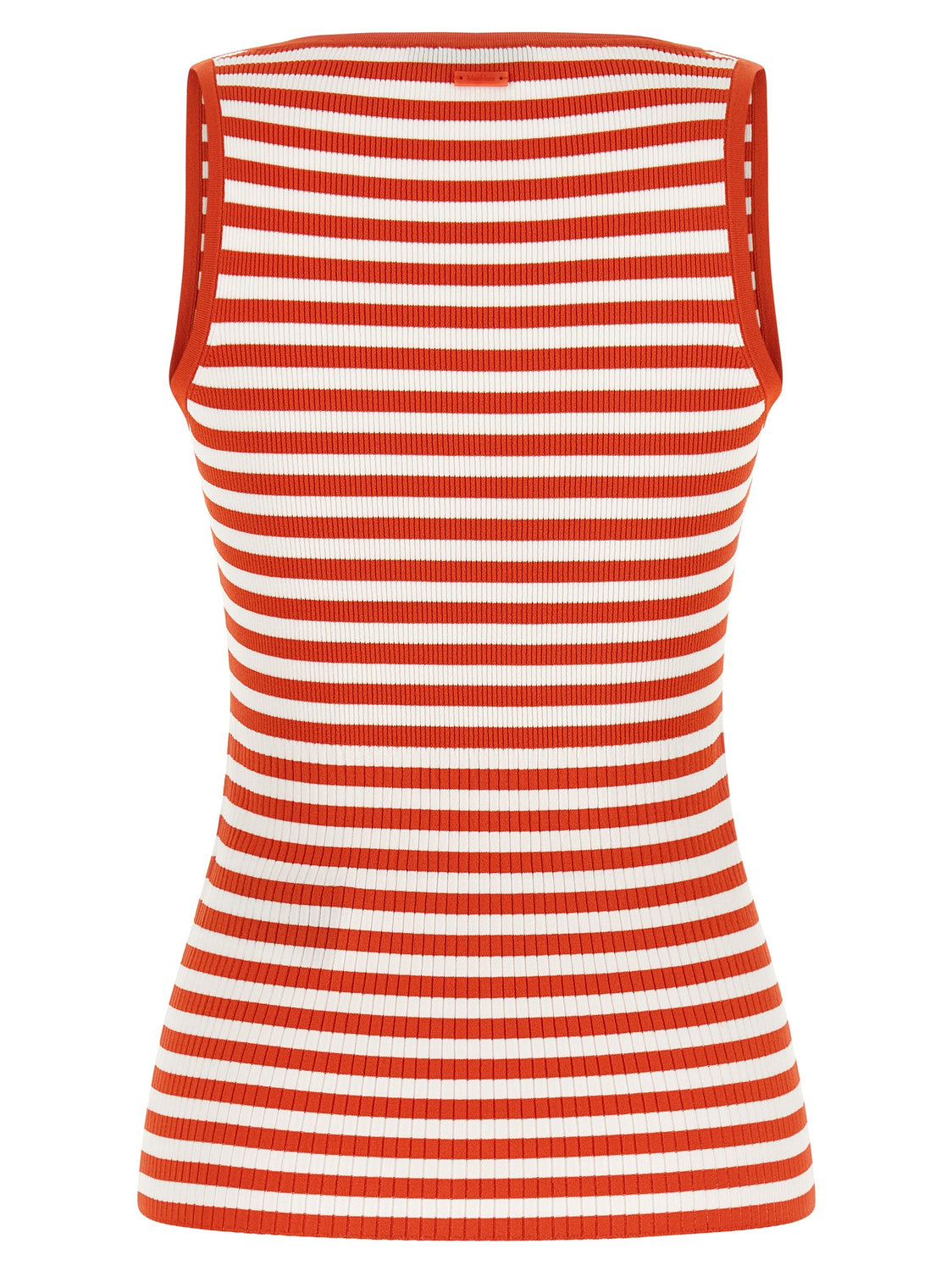 Multicolor Viscose Sleeveles T-Shirt