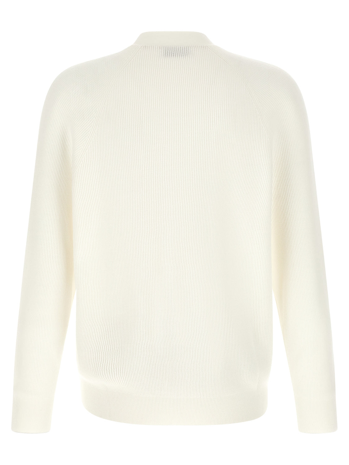 White Cotton Cardigan