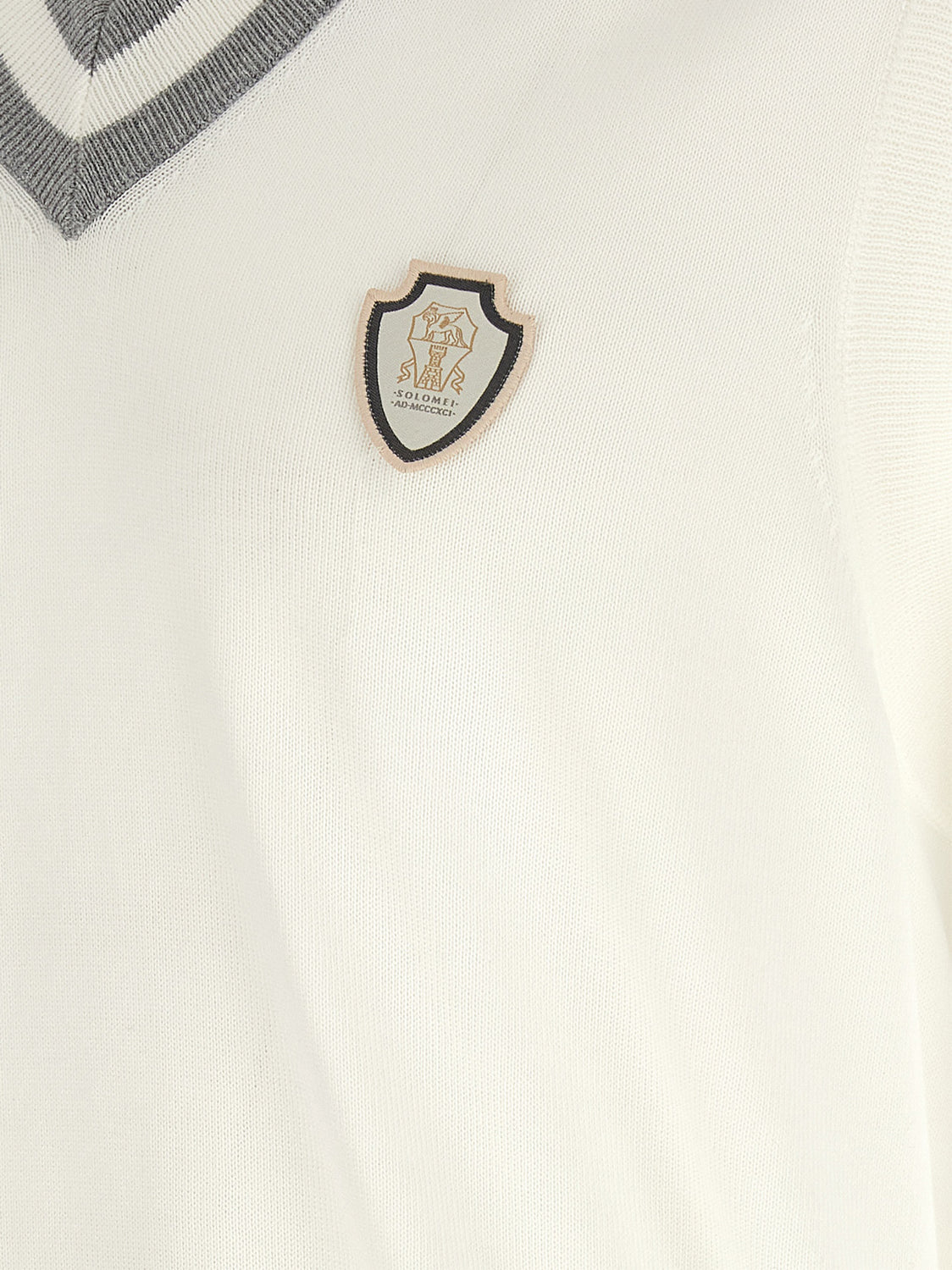 White Cotton Sweatshirt