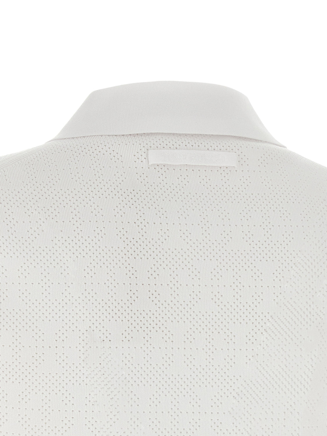 White Viscose Polo Shirt