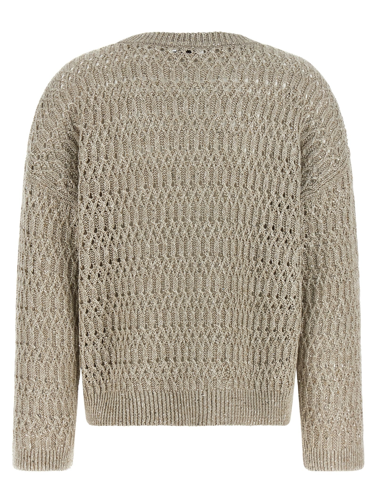 Beige Linen Cardigan