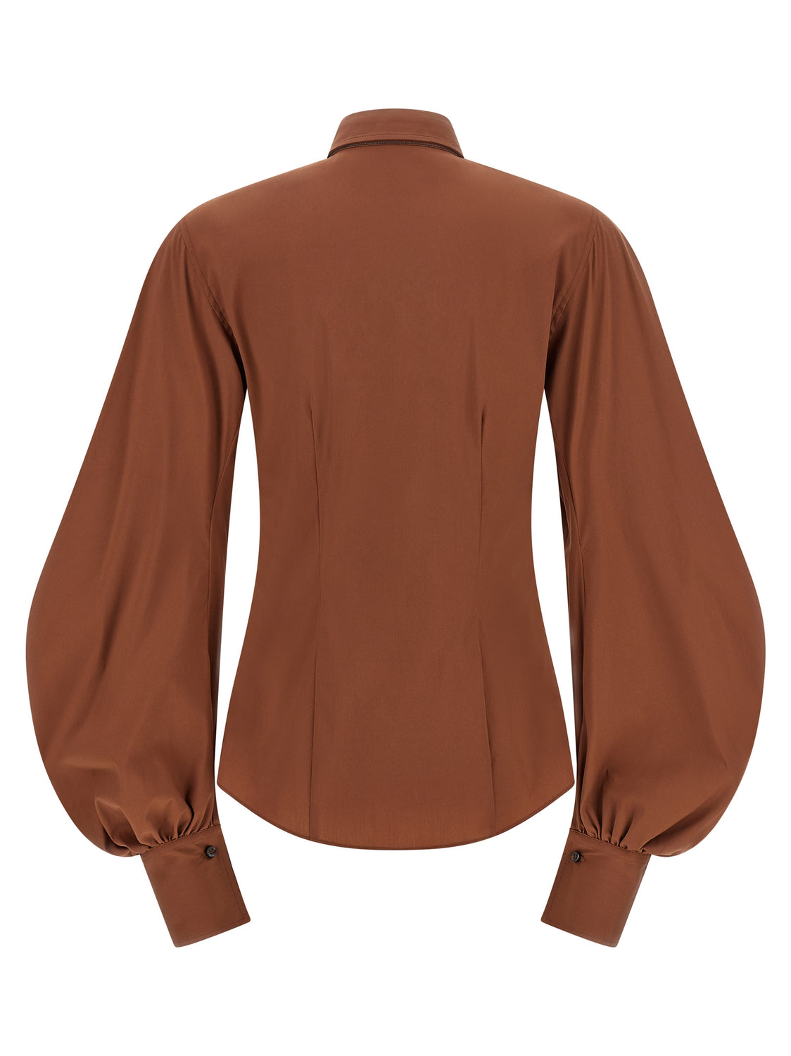 Brown Cotton Blouse