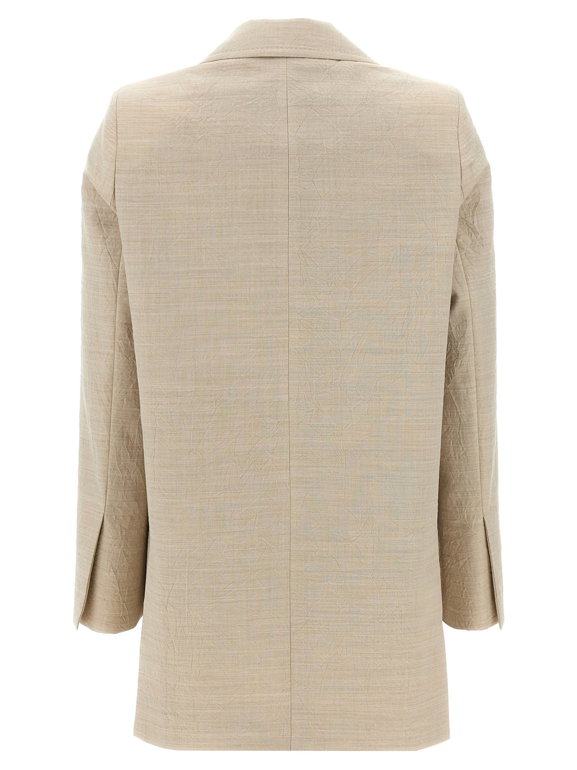 Beige Virgin Wool Blazer