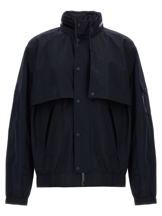 Blue Polyamide Shell Jacket