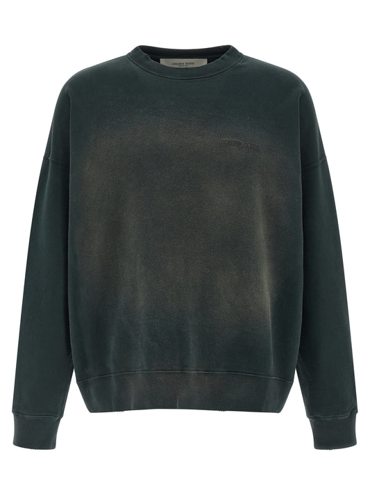Black Cotton Sweatshirt