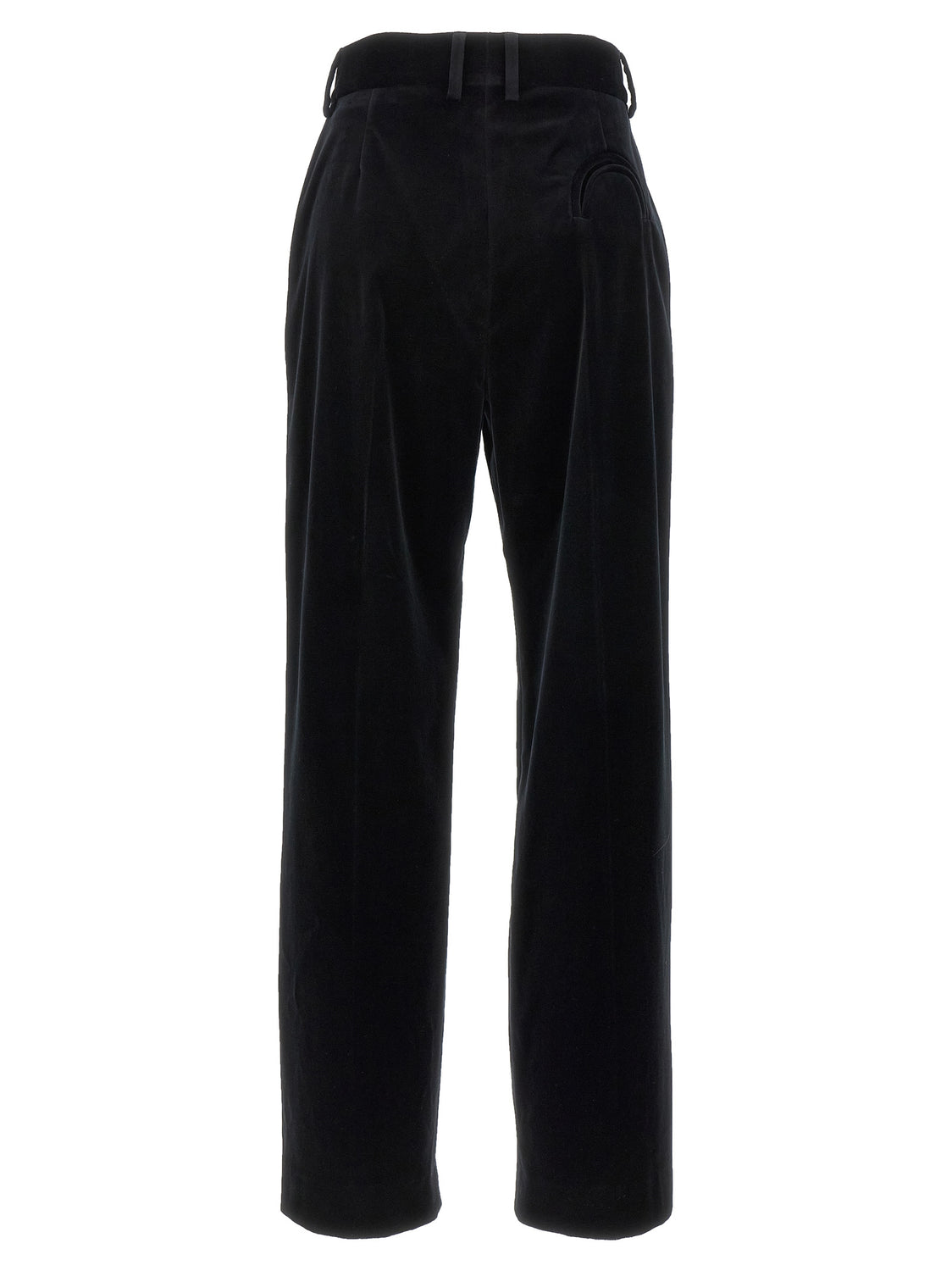 Black Cotton Dress Pants