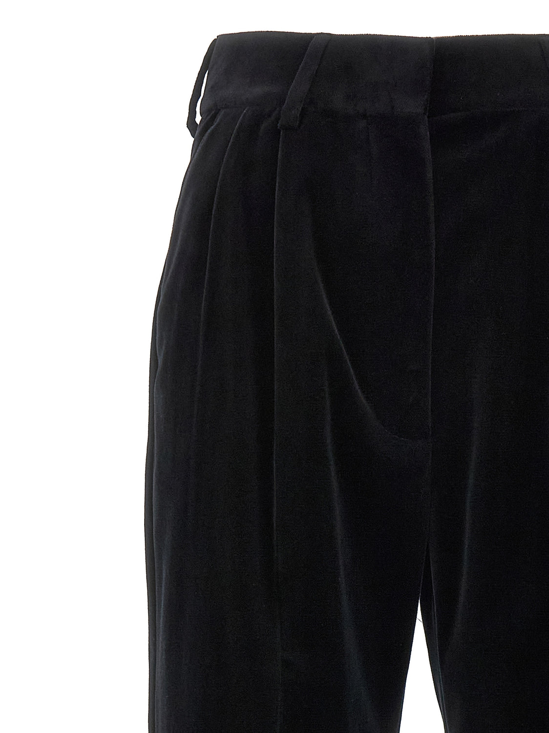 Black Cotton Dress Pants