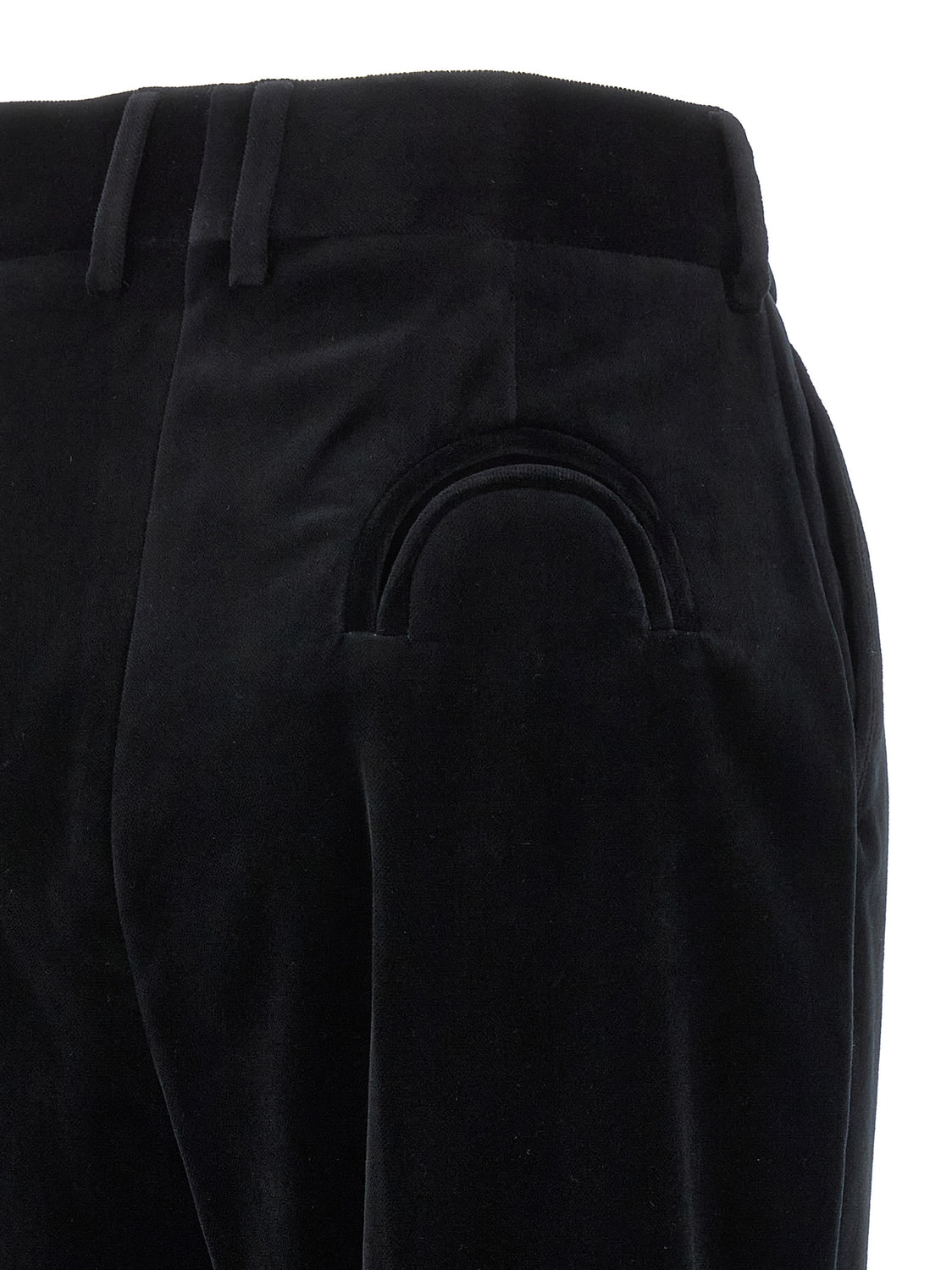 Black Cotton Dress Pants
