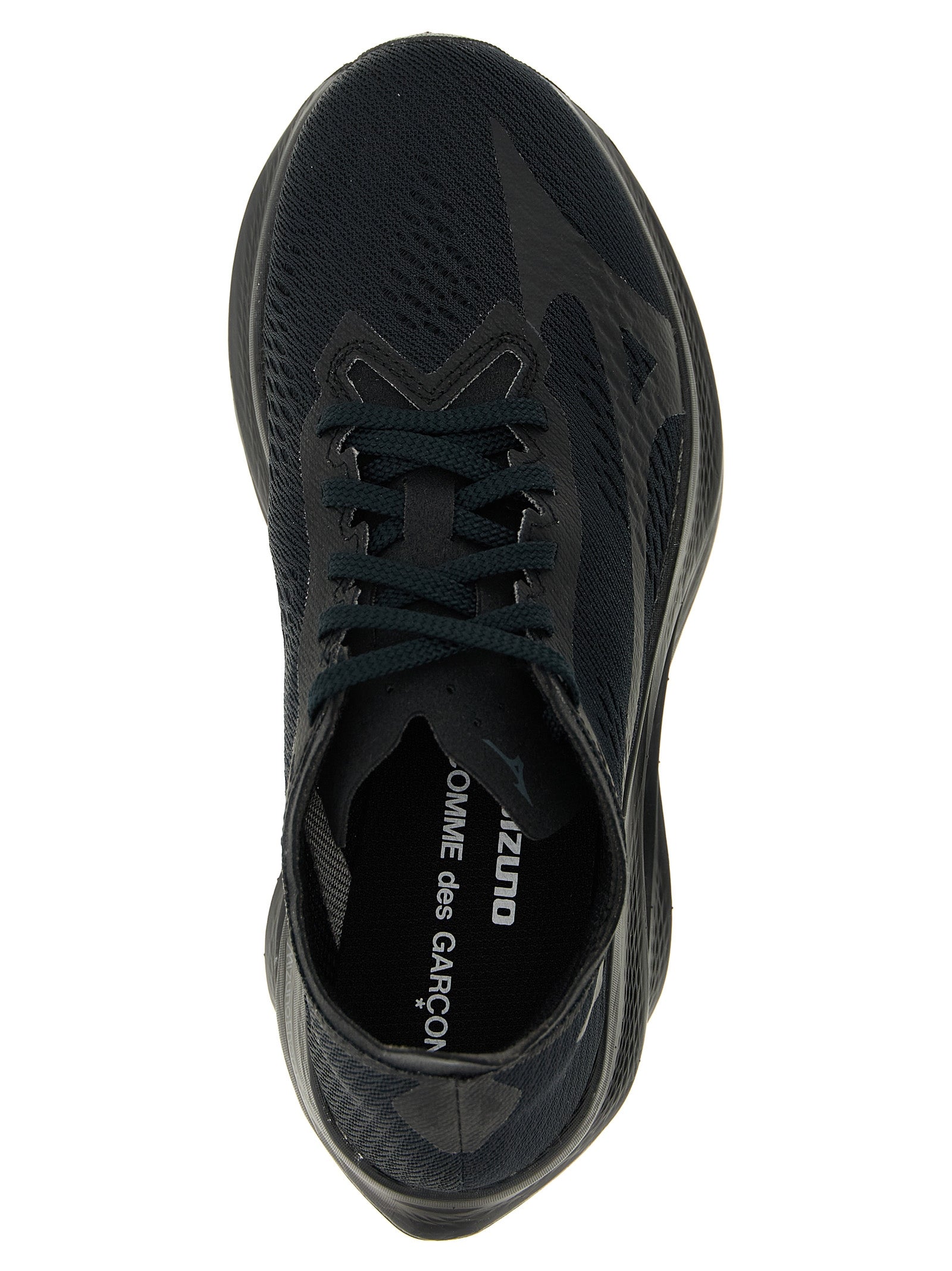 Black Synthetic Athletic Sneakers