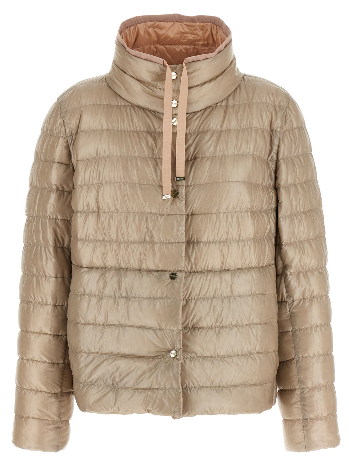 Multicolor Polyamide Full-Length Jacket