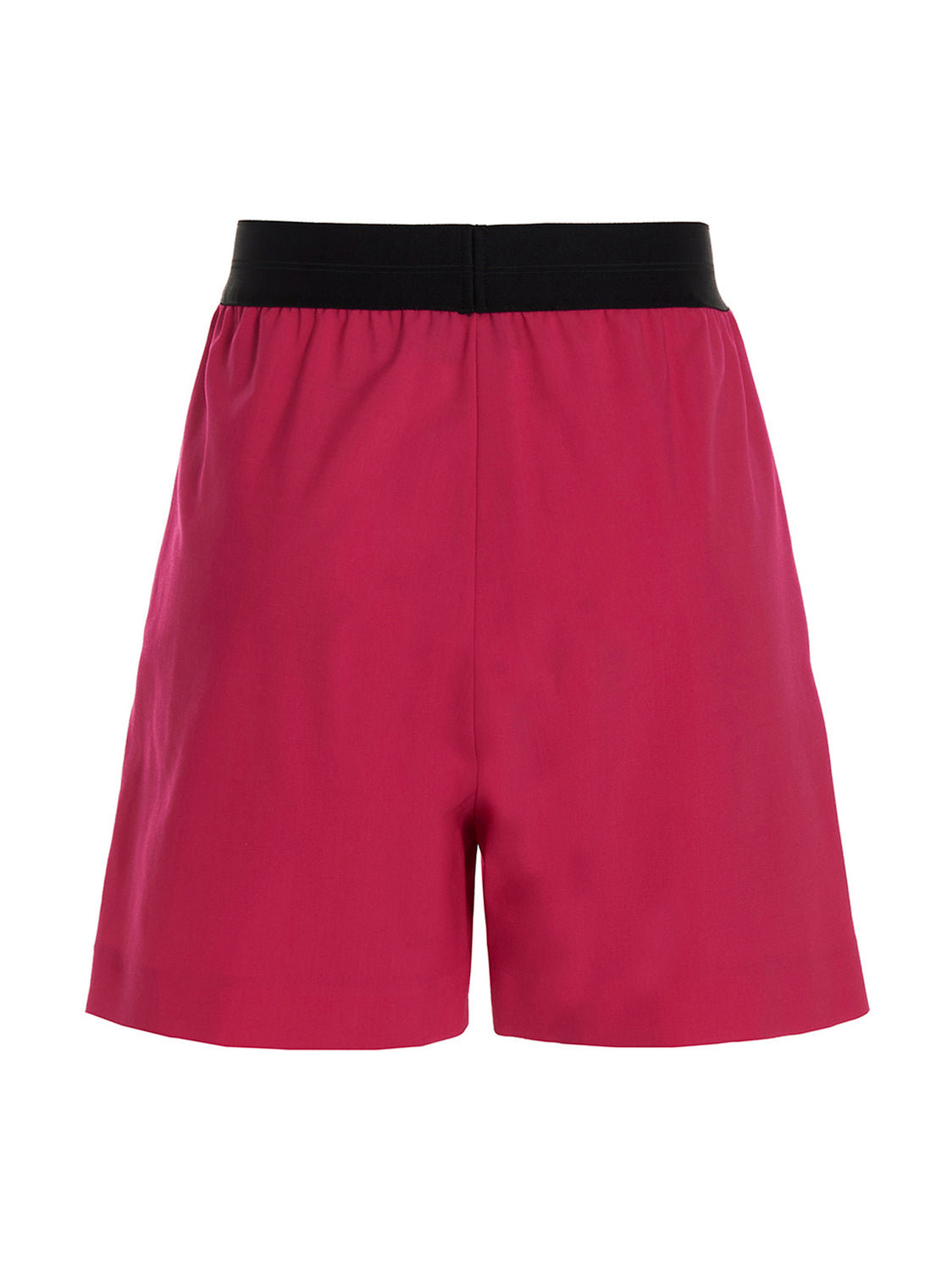 Fuchsia Virgin Wool Bermuda Shorts