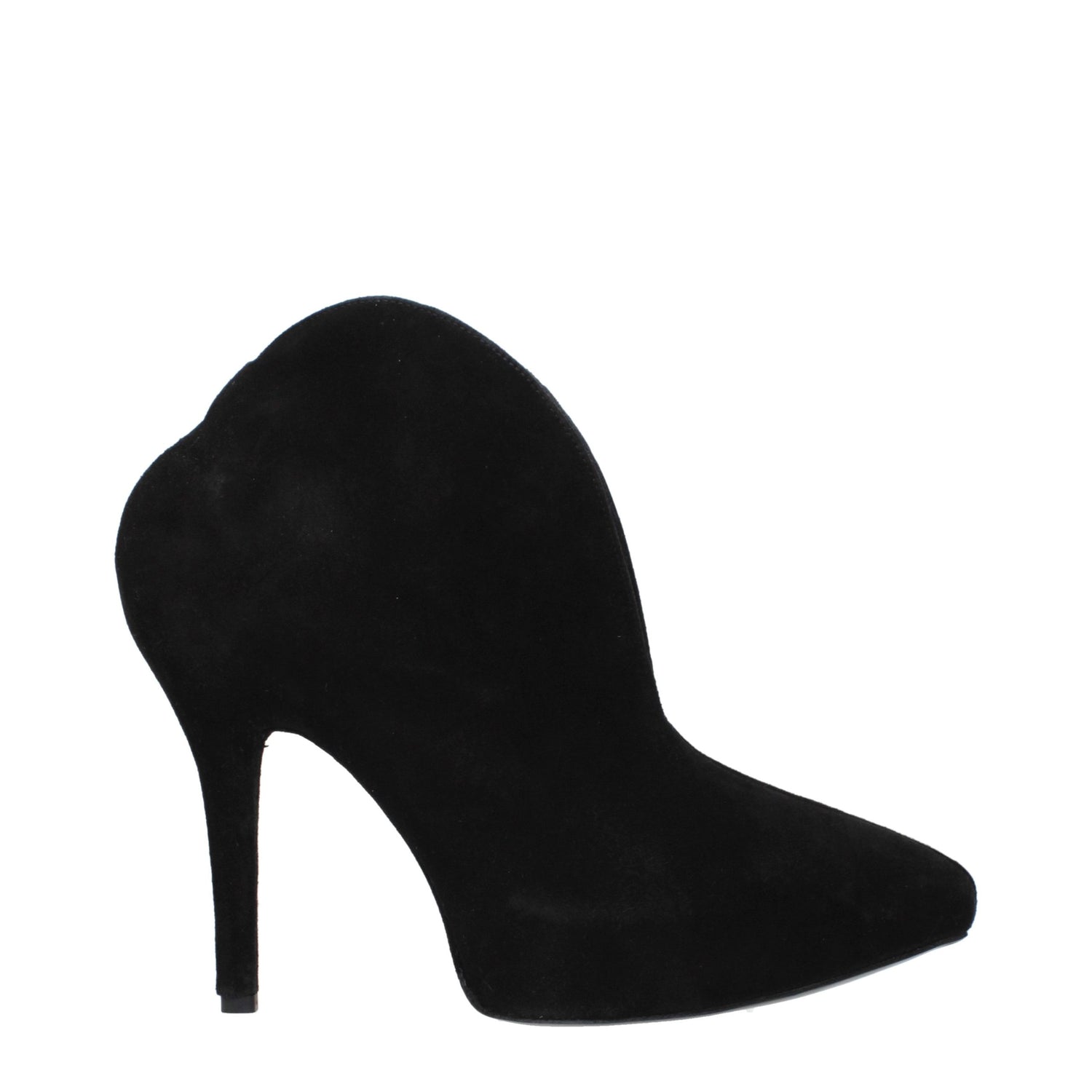 Black Leather Ankle Boots
