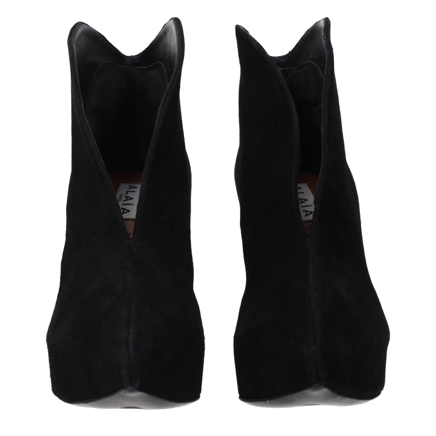 Black Leather Ankle Boots