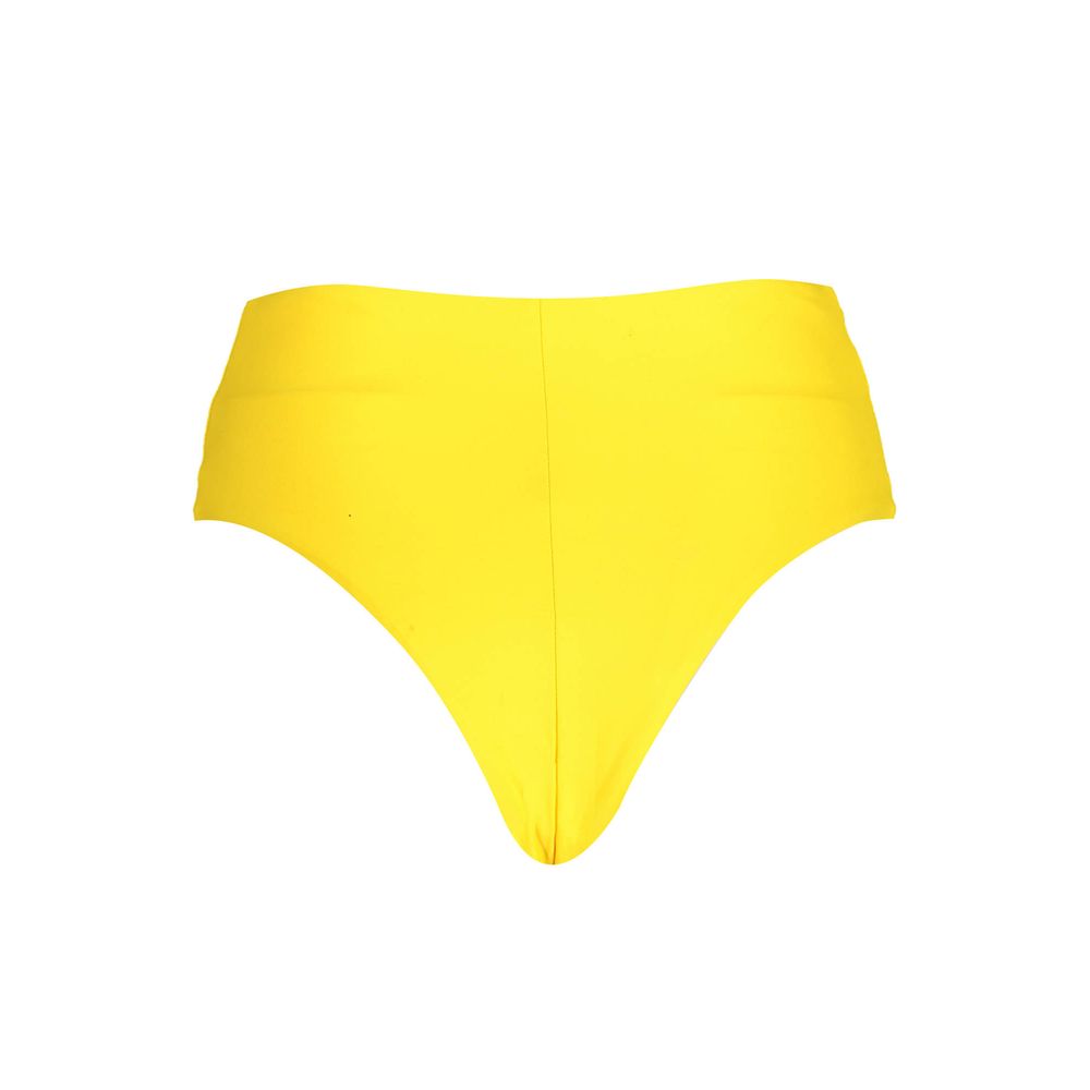 Yellow Polyamide Women's Swim Brief