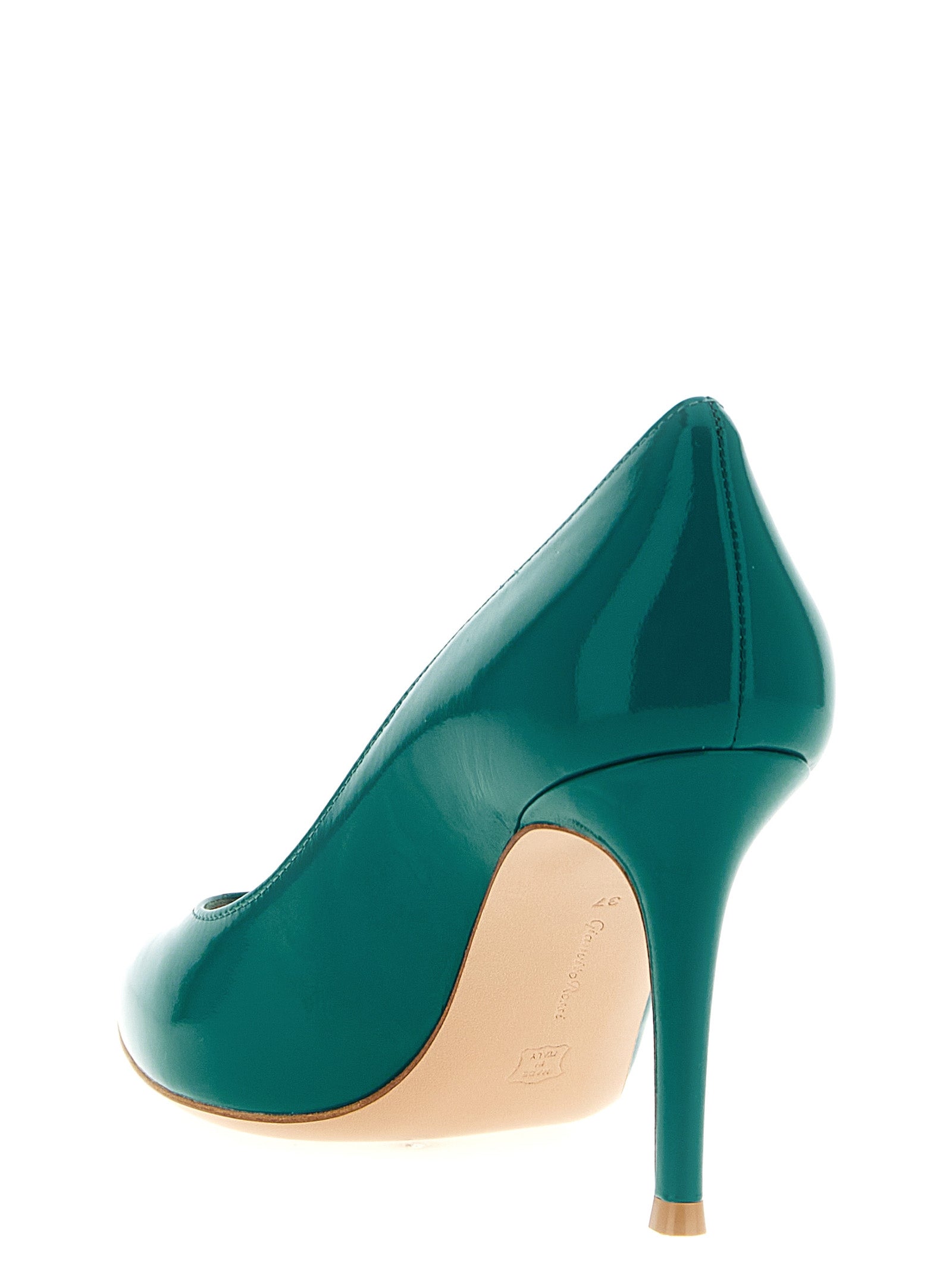 Bicolor Lamb Leather High Heel Pumps