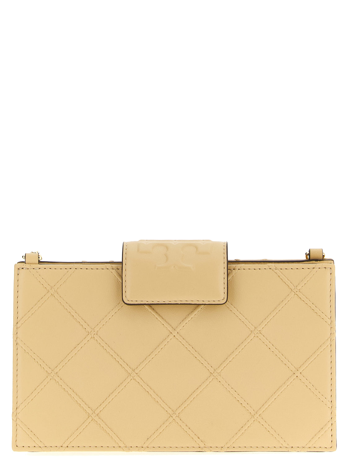 Beige Lamb Leather Cardholder