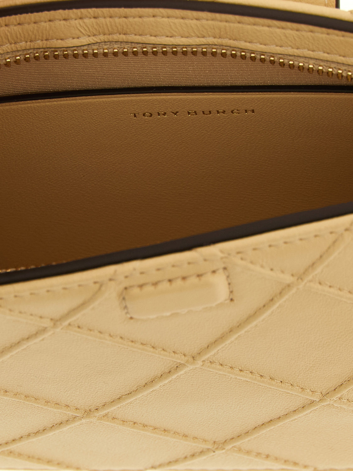 Beige Lamb Leather Cardholder