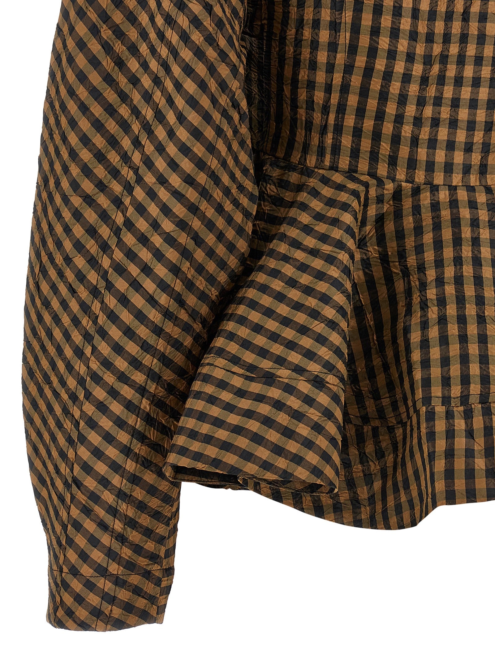 Brown Recycled Polyester Blouse