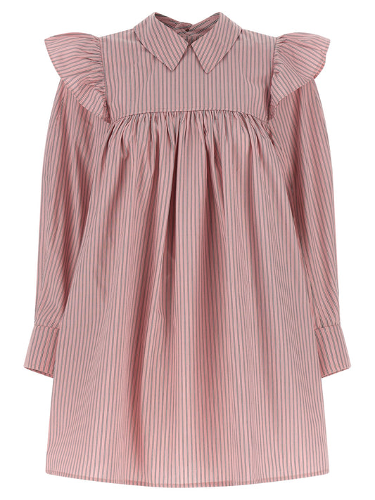 Multicolor Organic Cotton Short Dress