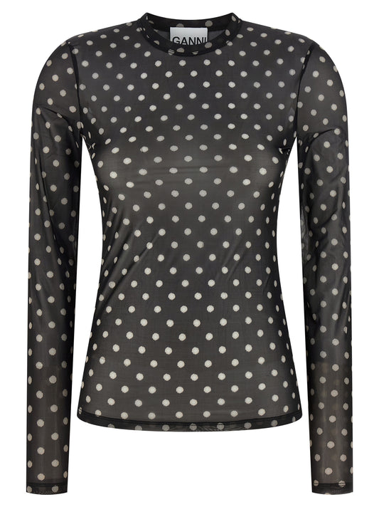 Black Polyester Sweatshirt