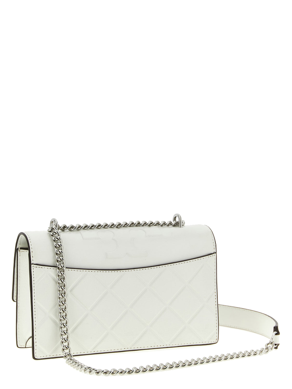 White Goatskin Crossbody Bag