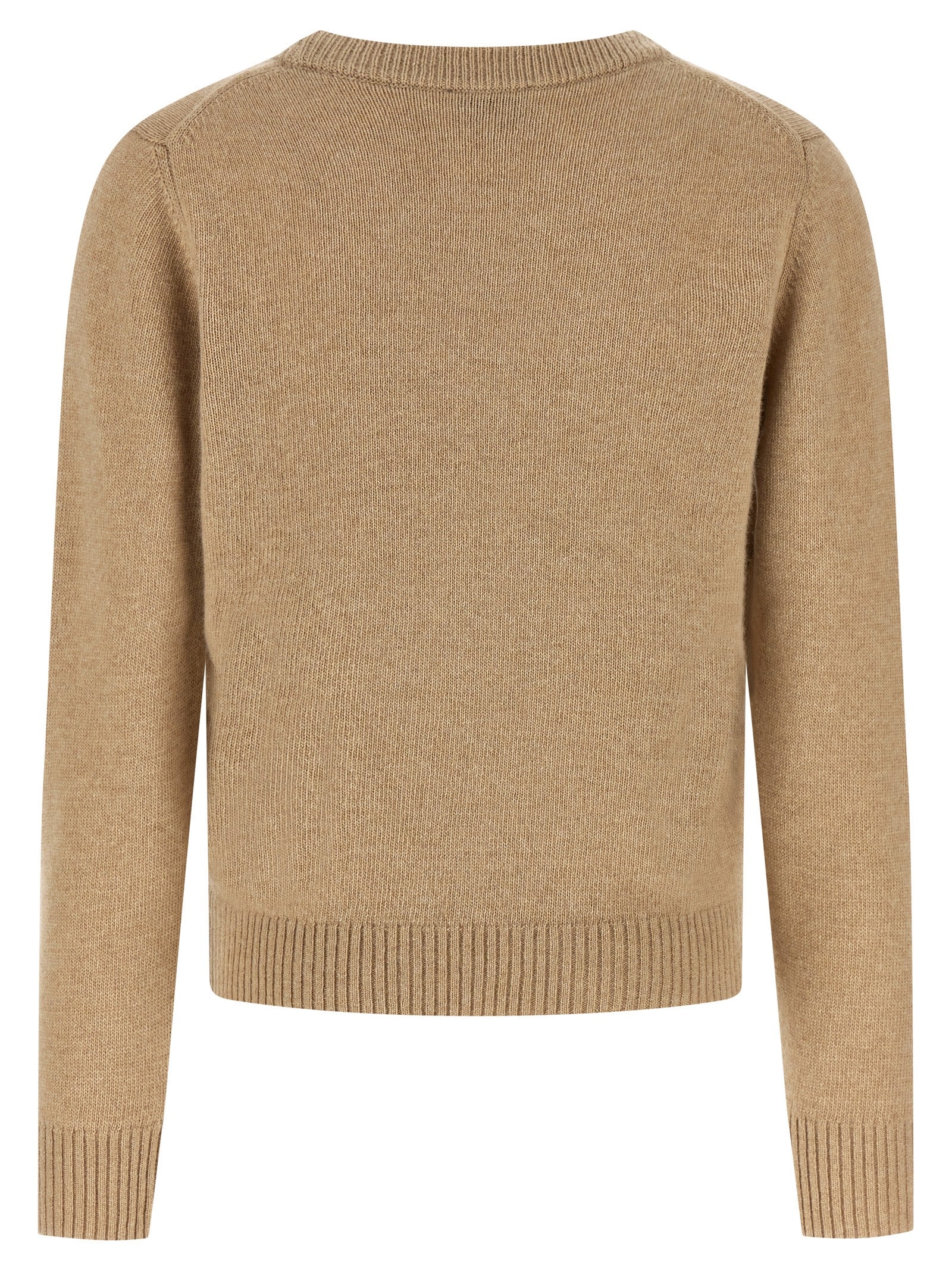 Beige Wool Cardigan