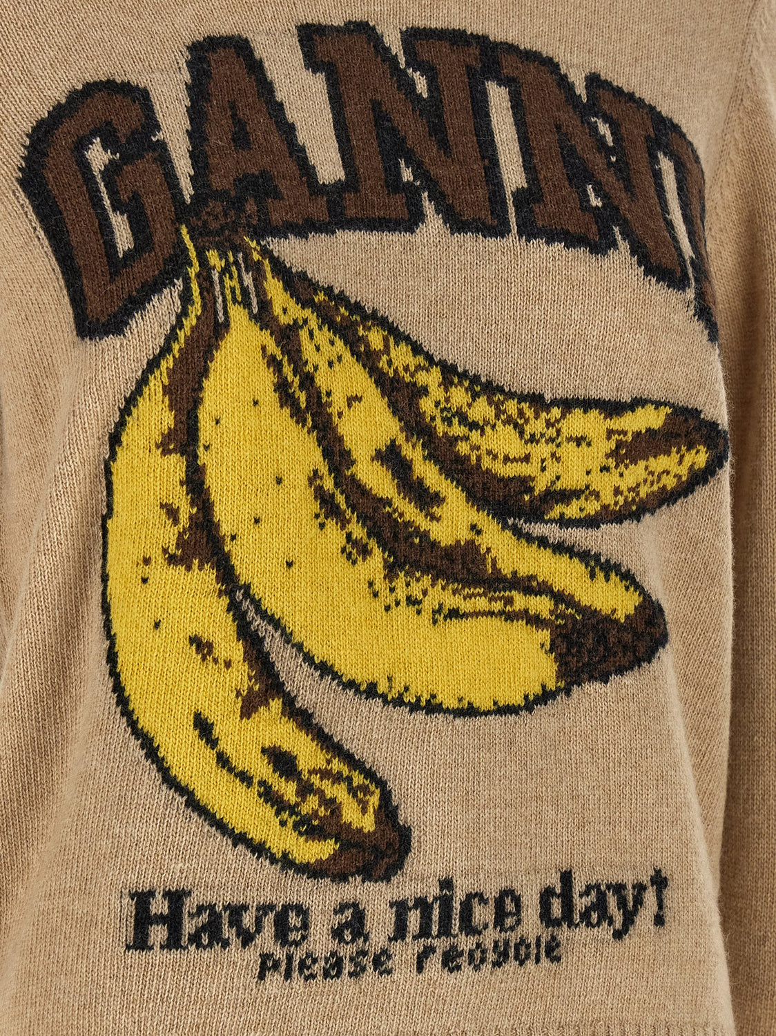 Beige Wool Cardigan