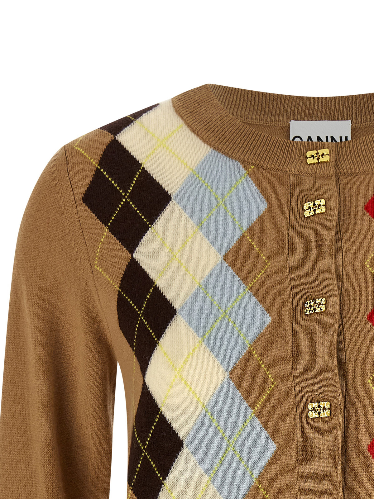 Beige Wool Cardigan