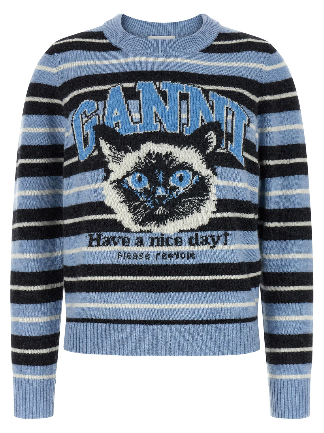 Blue Wool Cardigan