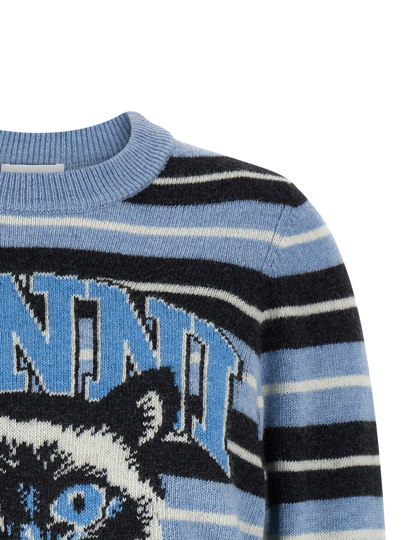 Blue Wool Cardigan