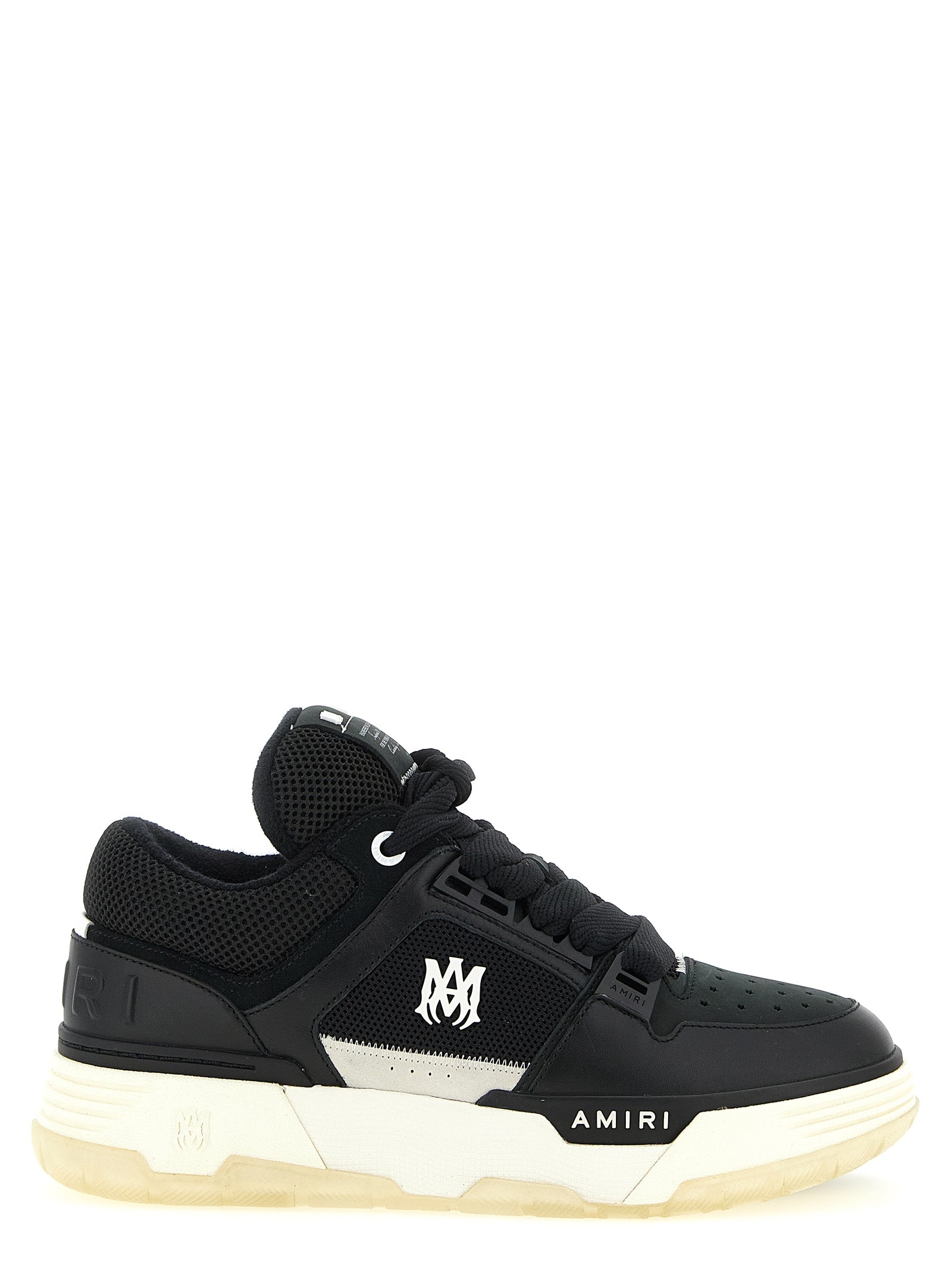 Black Calfskin Athletic Sneakers