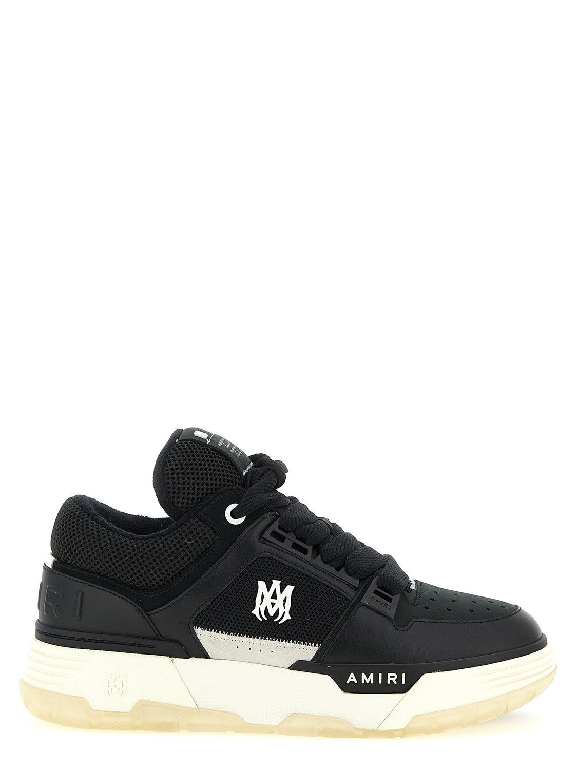 Black Calfskin Athletic Sneakers