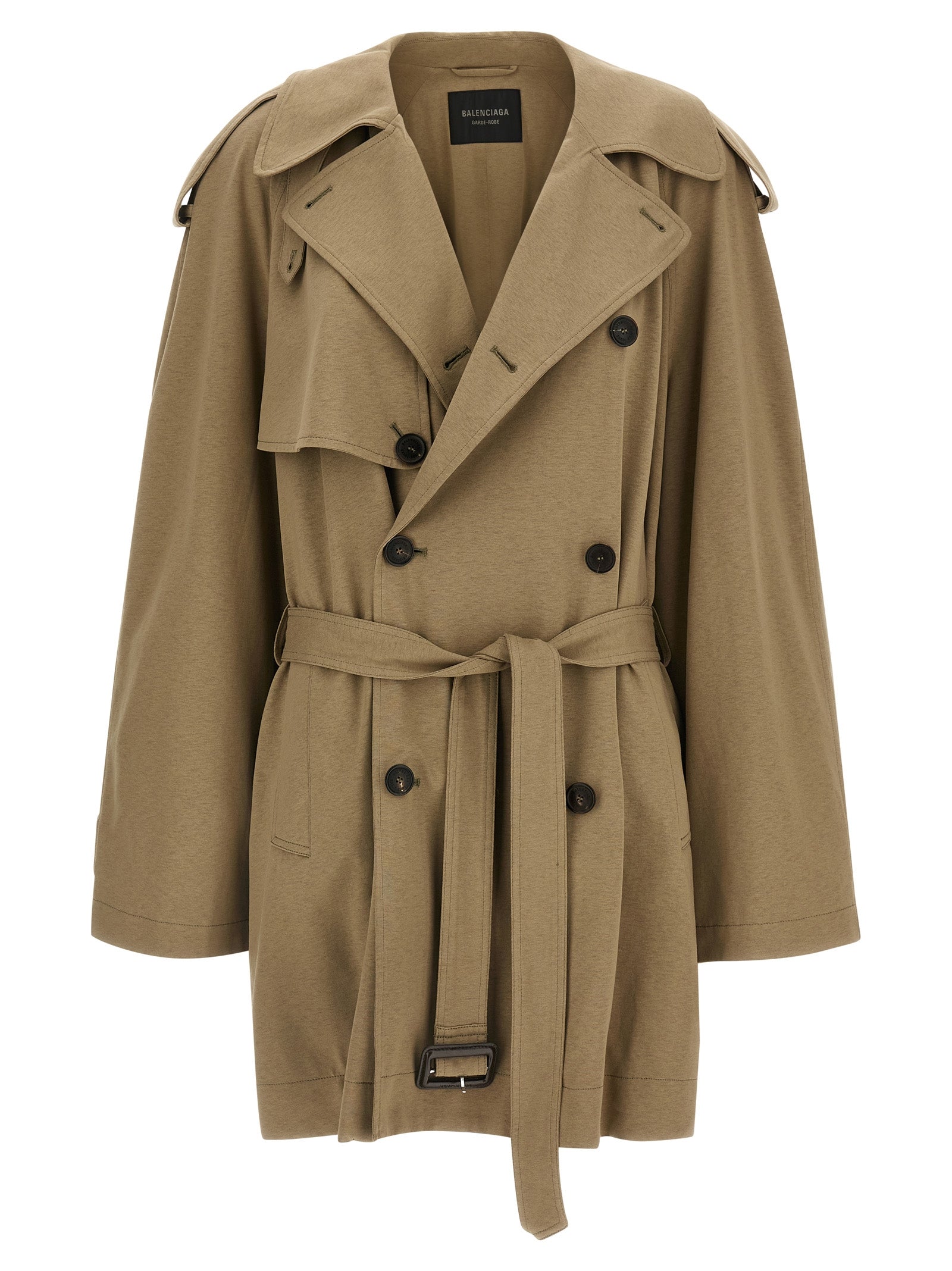 Beige Cotton Coat