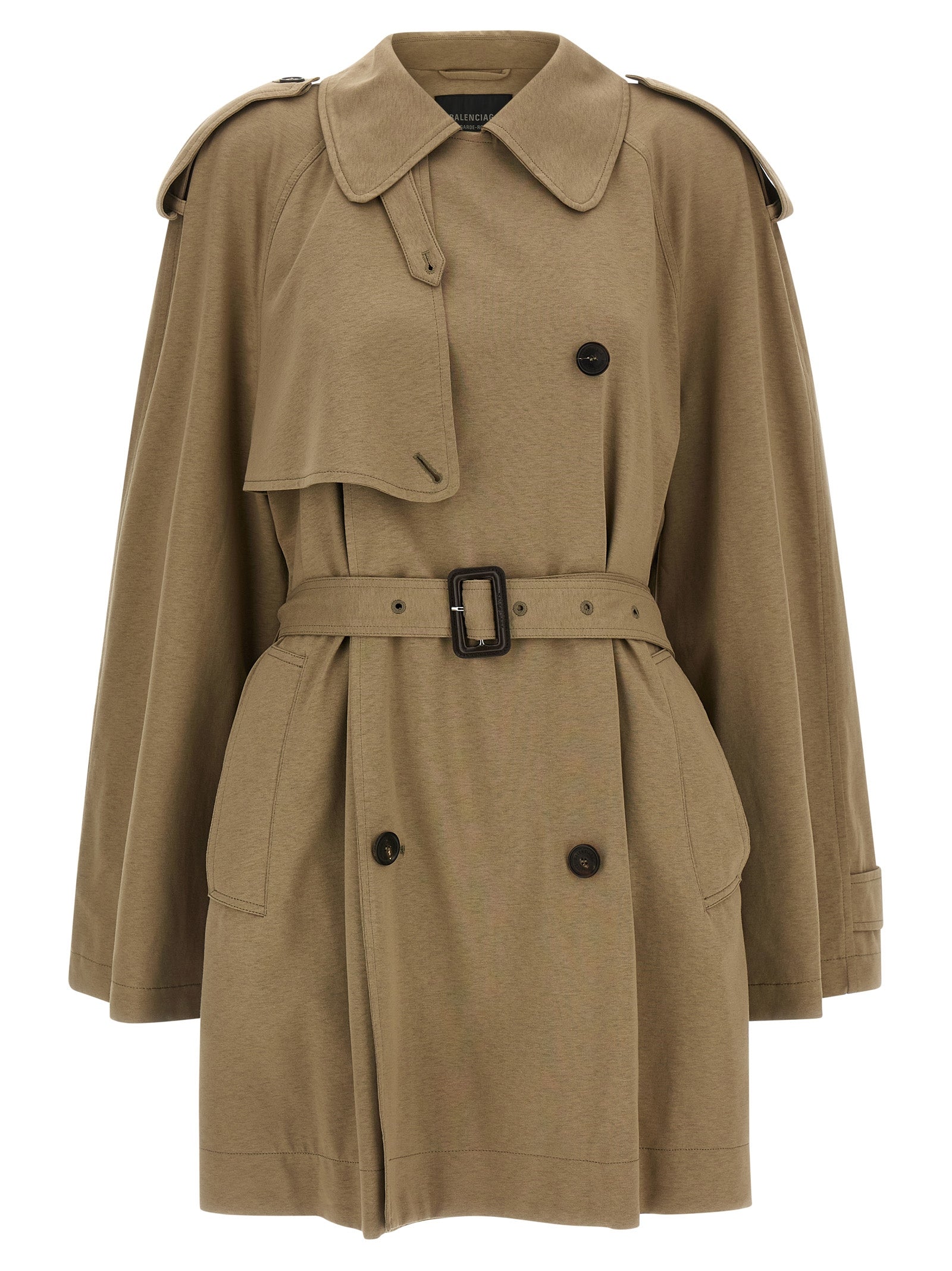 Beige Cotton Coat