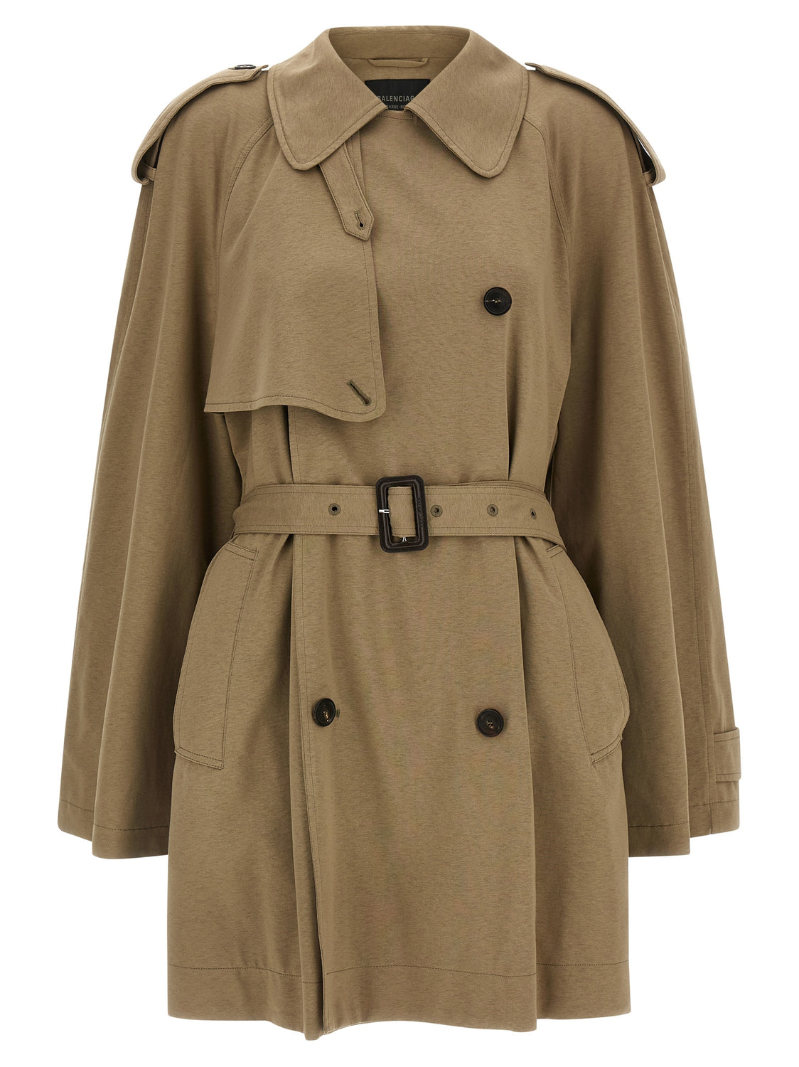 Beige Cotton Coat