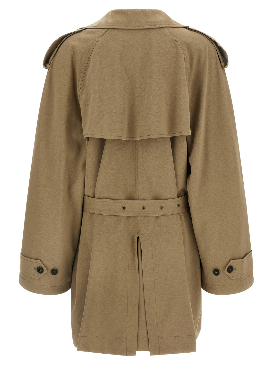 Beige Cotton Coat