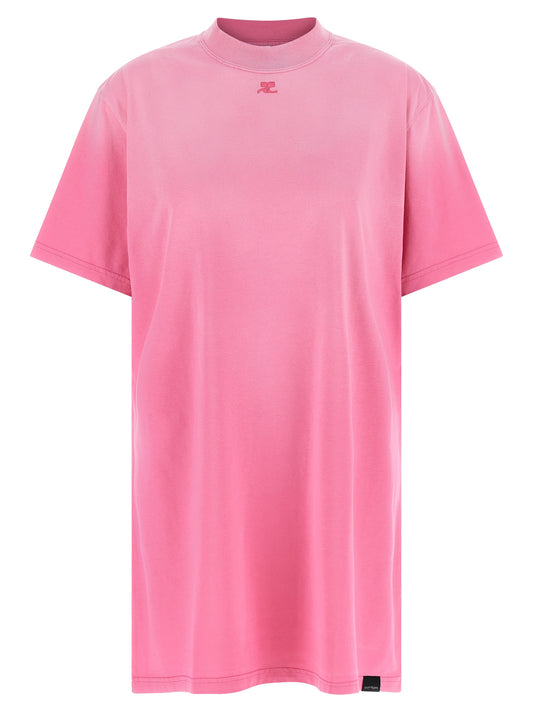 Multicolor Cotton Short Dress