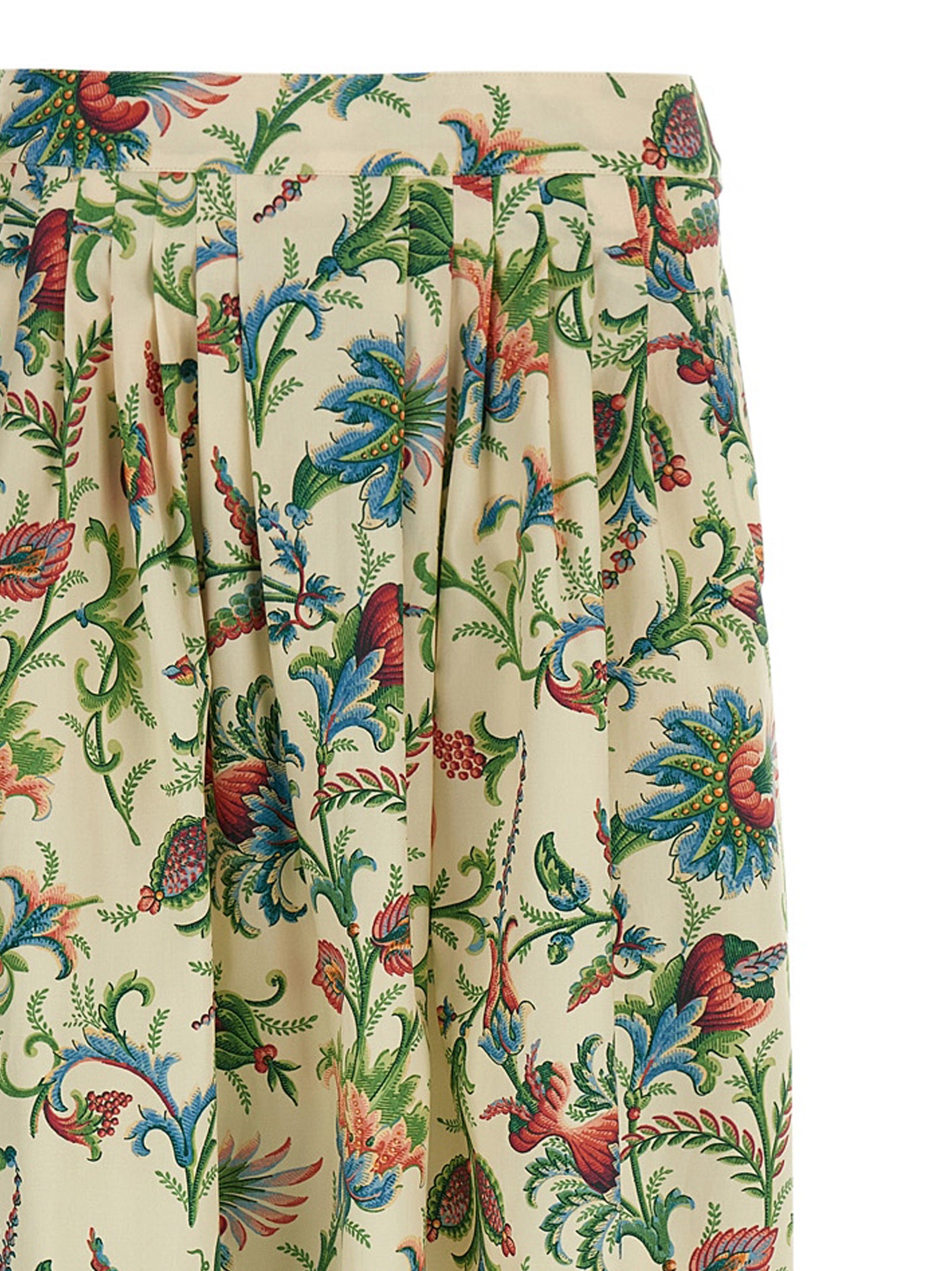 Multicolor Cotton Mini Skirt
