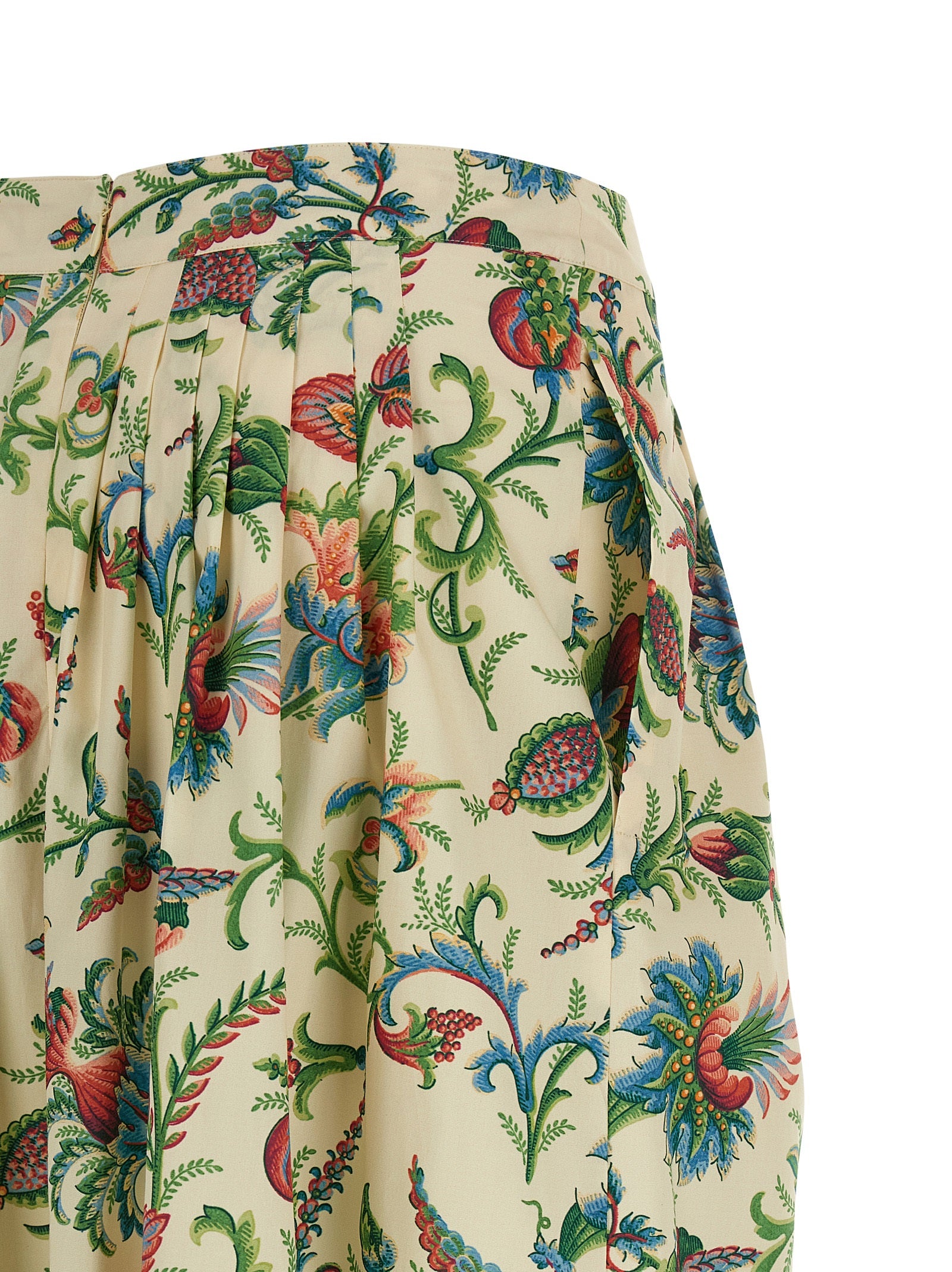 Multicolor Cotton Mini Skirt