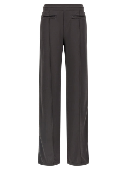 Gray Polyester Joggers (Workout Pants)