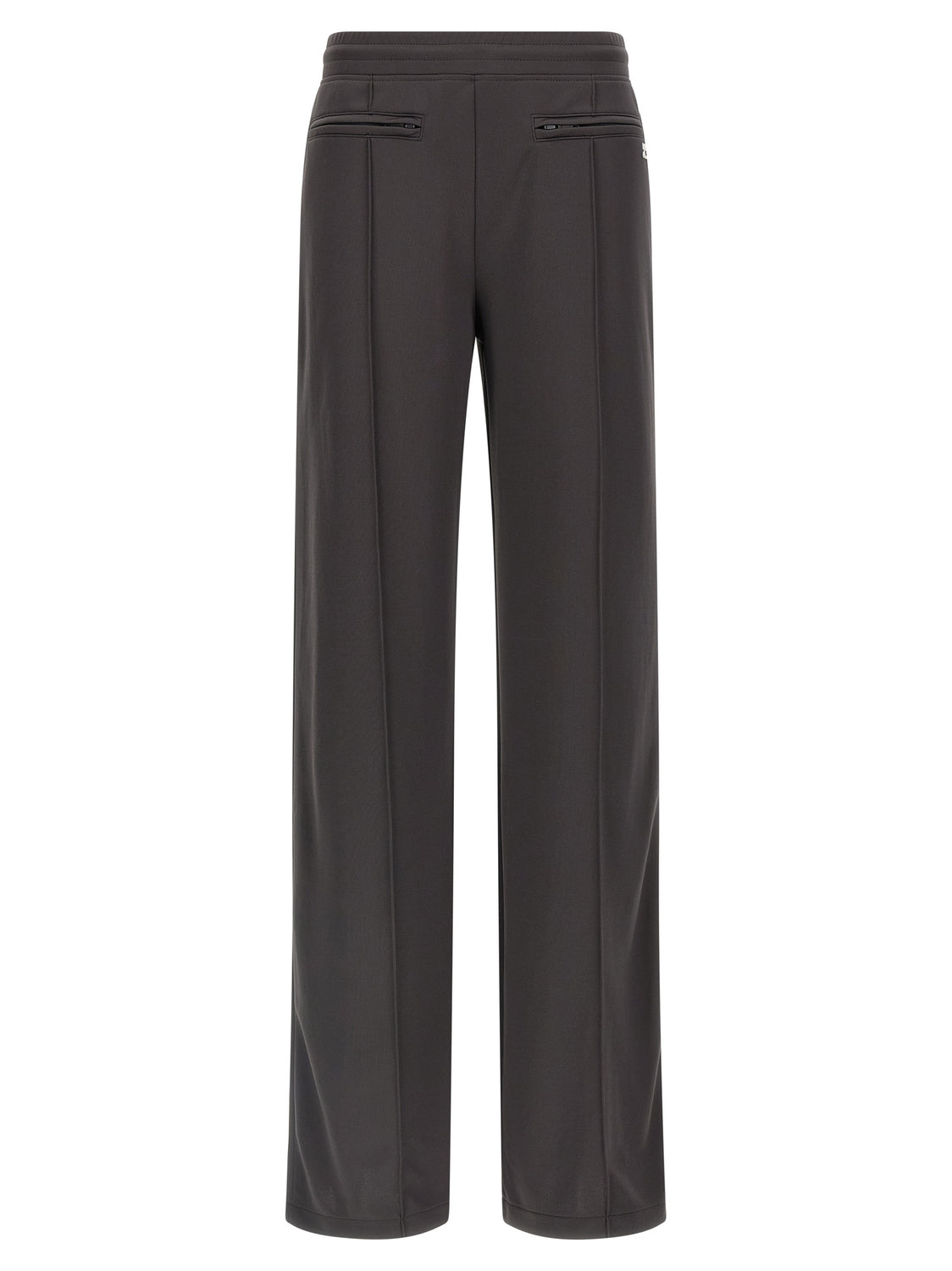 Gray Polyester Joggers (Workout Pants)