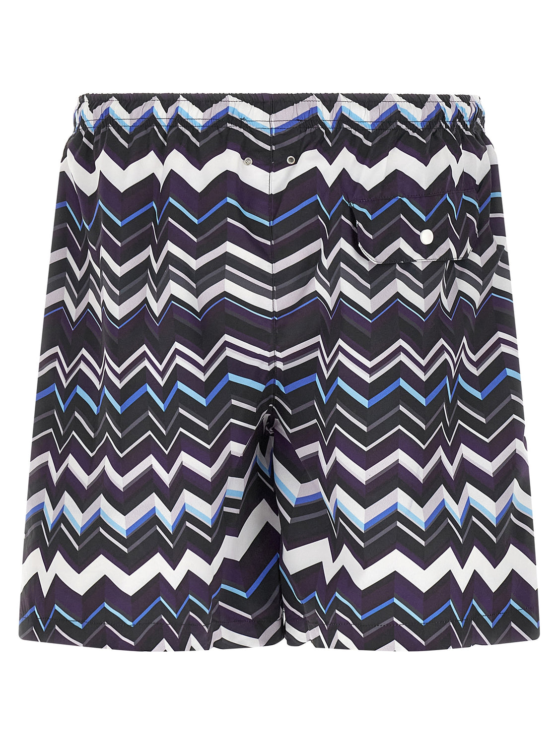 Multicolor Polyester Swim Shorts