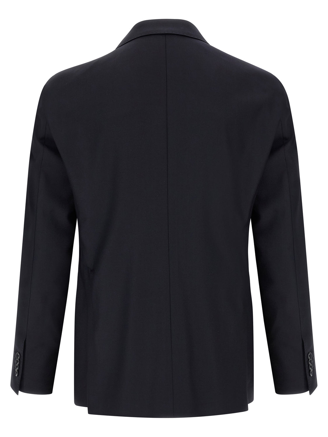 Blue Virgin Wool Two-Piece Suit
