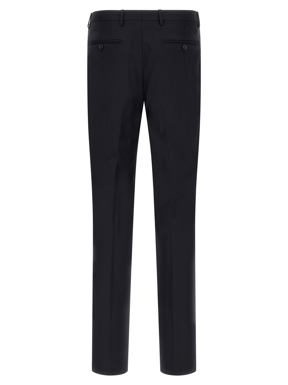 Blue Virgin Wool Two-Piece Suit