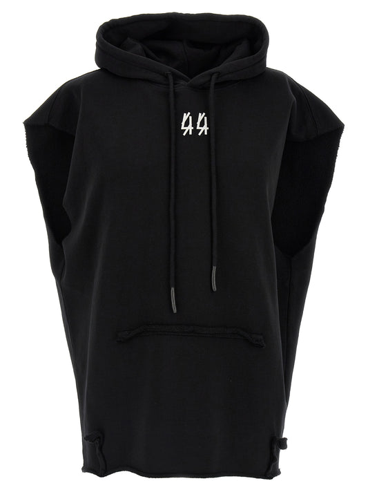 Black Cotton Sweatshirt